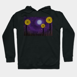 The starry sky of the dandelion world Hoodie